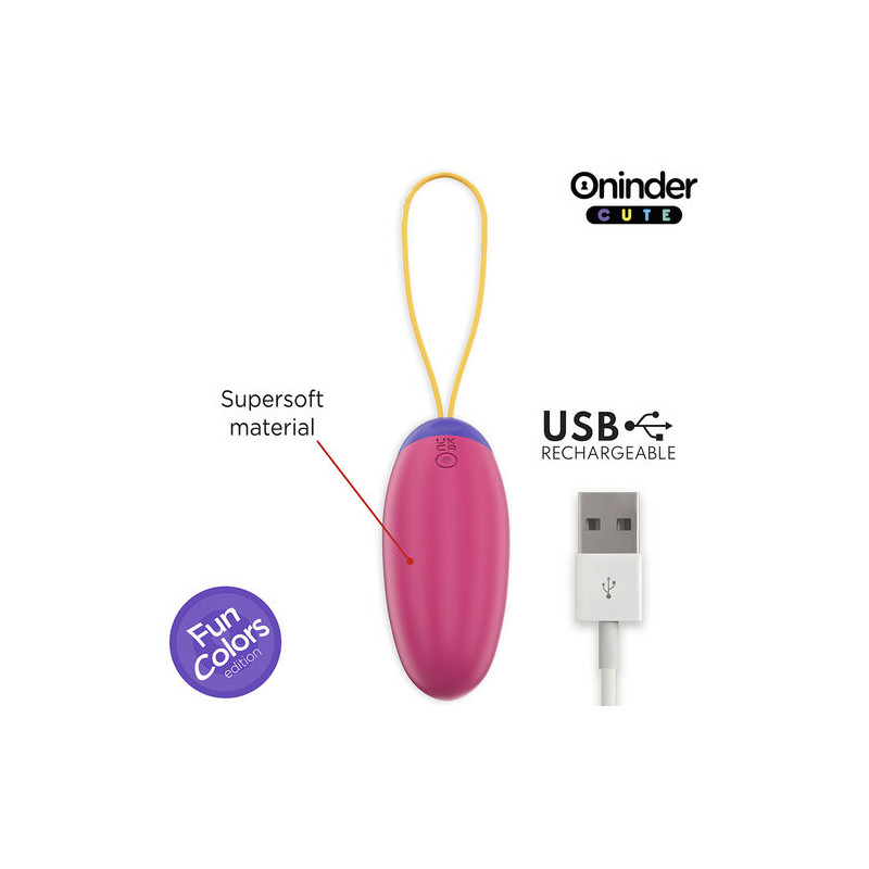 ONINDER CUTE - LOVE PLEASURE HUEVO VIBRO-WAVE TAPPING SILICONA - APP MUNDIAL GRATUITA