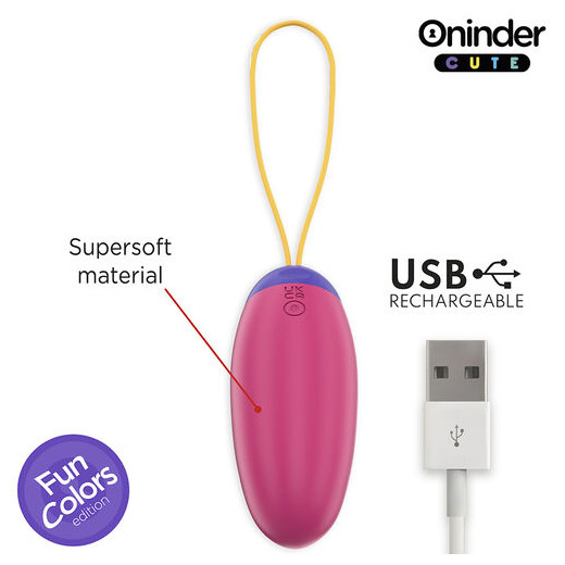 ONINDER CUTE - LOVE PLEASURE HUEVO VIBRO-WAVE TAPPING SILICONA - APP MUNDIAL GRATUITA