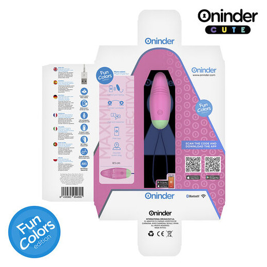 ONINDER CUTE - LOVE PLEASURE HUEVO VIBRO-ROTADOR 360 SILICONA - APP MUNDIAL GRATUITA