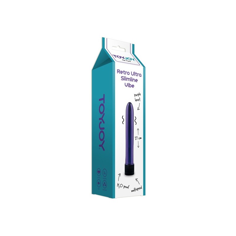 Vibrador Ultra Clásico Metalizado Morado - Sexplace.es