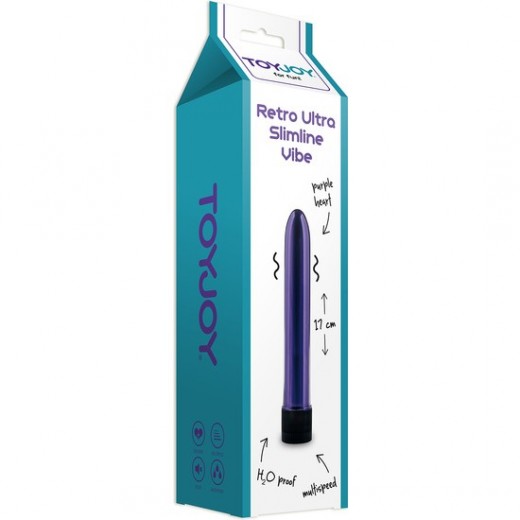 Vibrador Ultra Clásico Metalizado Morado - Sexplace.es