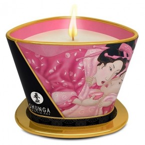 SHUNGA VELA DE MASAJE ROSA AFRODISIACA 170 ML - Sexplace.es