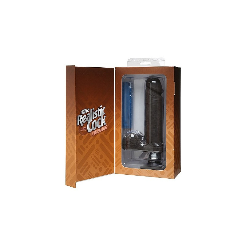 THE REALISTIC COCK UR3 PENE REALISTICO CON VIBRADOR 20 CM NEGRO