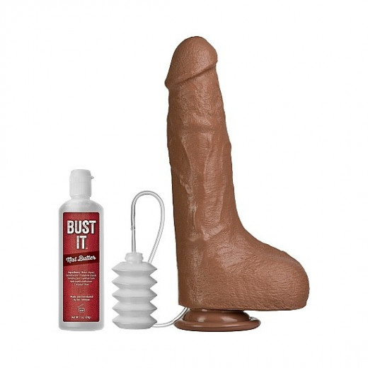 PENE REALISTICO EYACULADOR MARRON