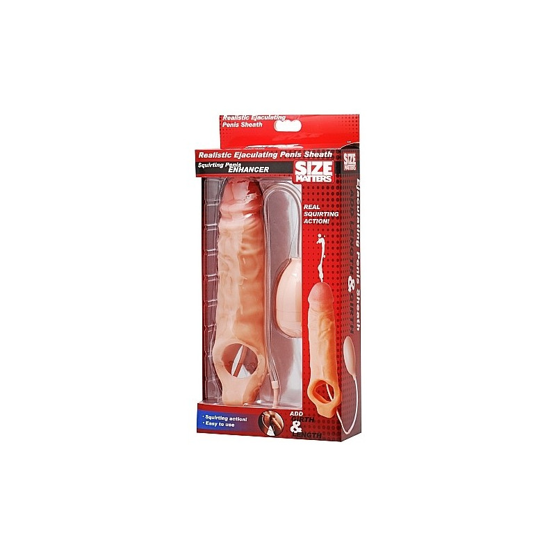FUNDA PENE REALiSTICA CON EYACULACIoN