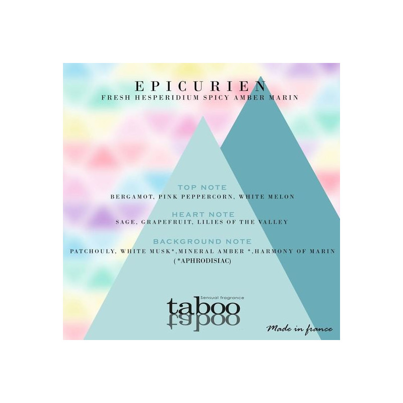 TABOO EPICURIEN PERFUME CON FEROMONAS PARA eL