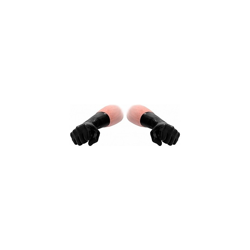GUANTES CORTOS DE LaTEX NEGRO