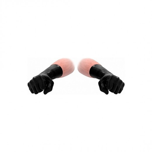 GUANTES CORTOS DE LaTEX NEGRO