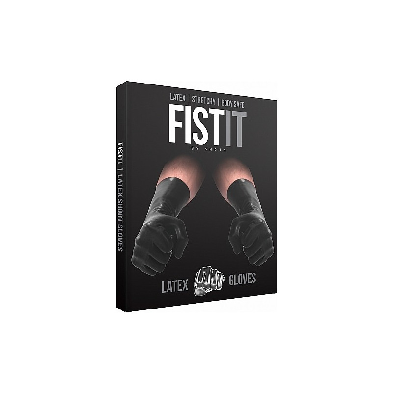GUANTES CORTOS DE LaTEX NEGRO