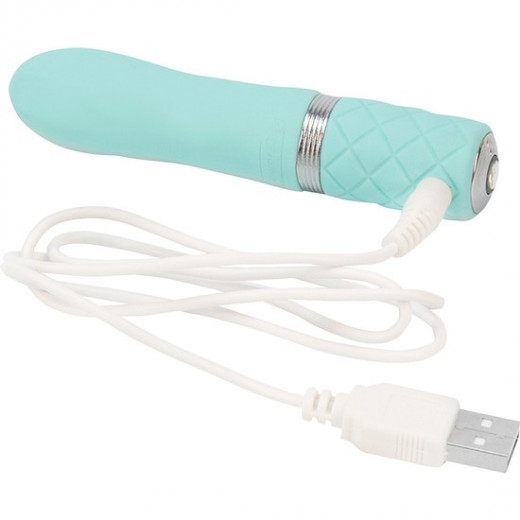 FLIRTY VIBRADOR CON CRISTAL TURQUESA