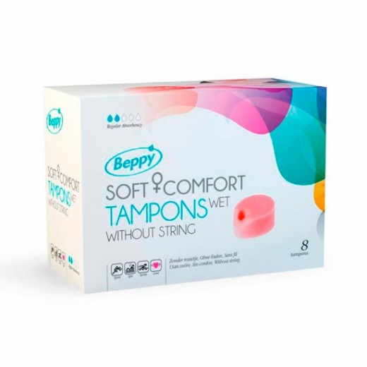 BEPPY TAMPONES LUBRICADOS 8 UDS - Sexplace.es