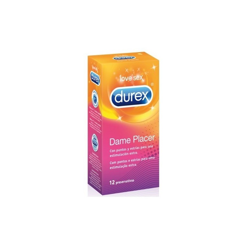 DUREX DAME PLACER 12 UDS - Sexplace.es