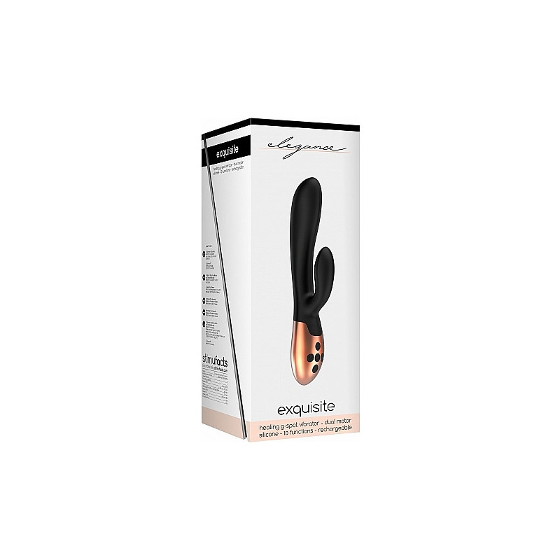 VIBRADOR HEATING G SPOT EXQUISITE NEGRO