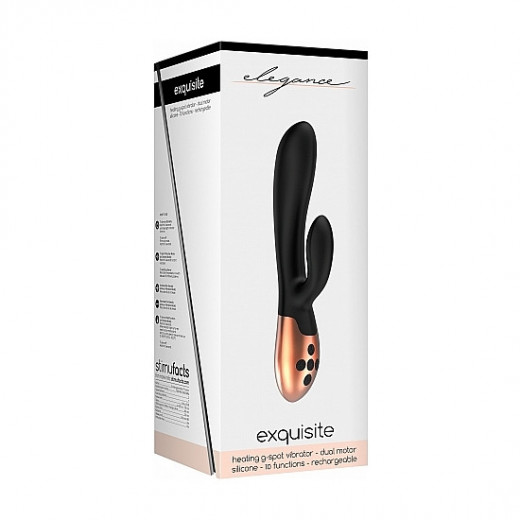 VIBRADOR HEATING G SPOT EXQUISITE NEGRO